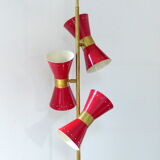 Floor lamp diabolo 3 fires in the style of the Italian creations of the 50s