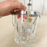 Ice Bucket with Tongs.