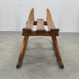 1930s Czech Oak Art Deco Sled