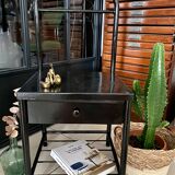 Vintage boarding school bedside table