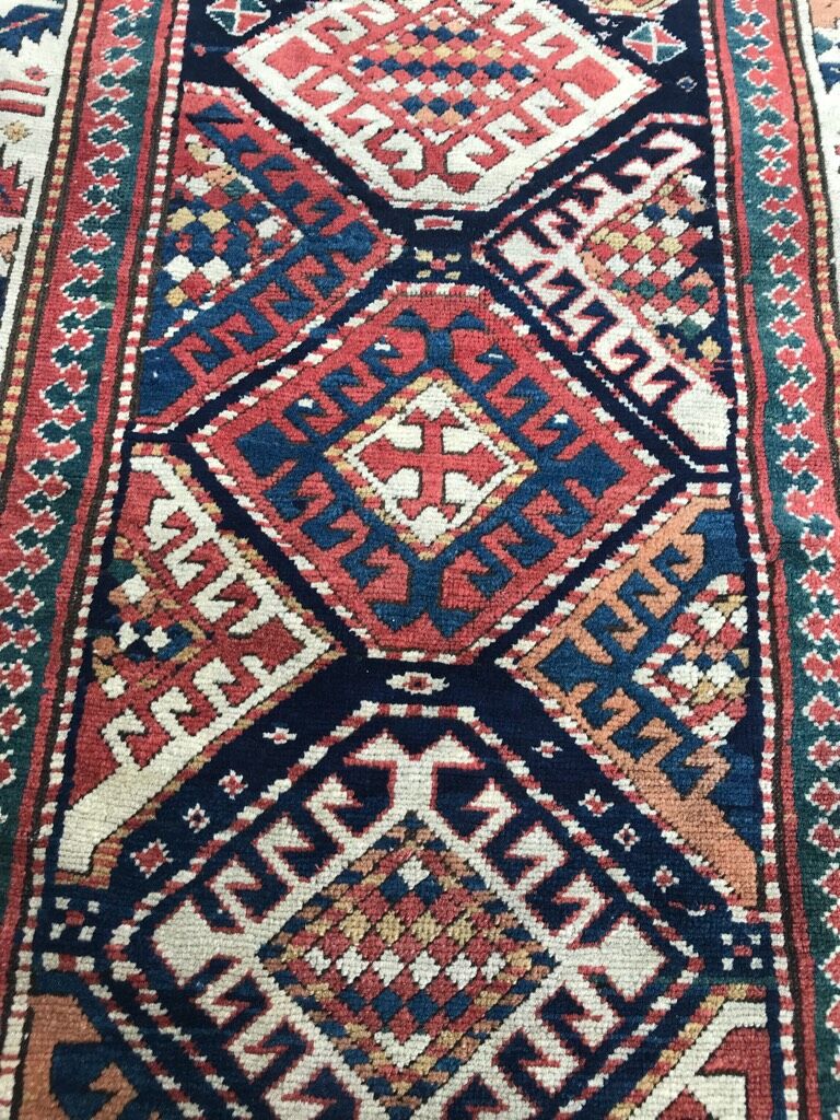 Tapis ancien Kazak 204x280cm