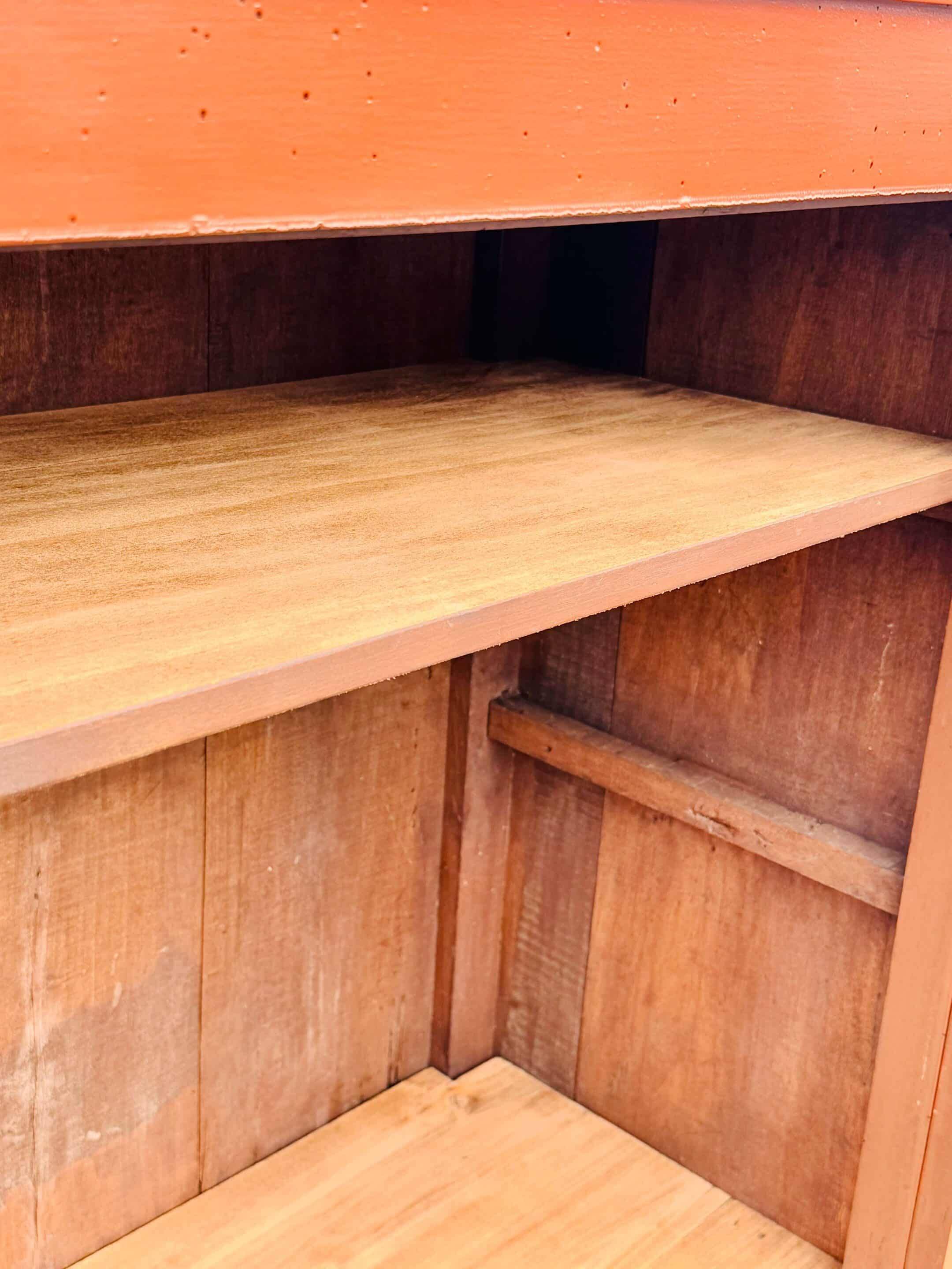 Old terracotta-colored bonnet maker