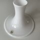 Vintage Scandinavian pendant light "Mandarin" in opaline by Michael Bang for Holmegaard, Denmark 1980s