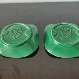 Set of 2 MoëtetChandon vintage cup, empty pockets, coasters or bottle bottoms.