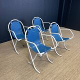 Set of 4 stak-a-baye chairs for Sebel