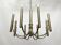 Sciolari, Vintage Italian large 8 lights brass chandelier. 1970s