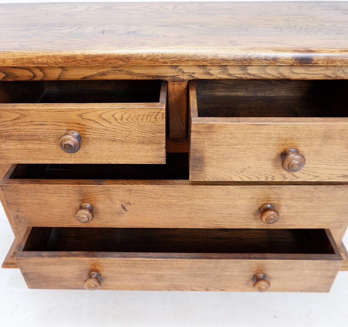 Vintage solid pine chest of drawers