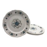 4 Orchies Moulin des Loups dessert plates, Sevigné model