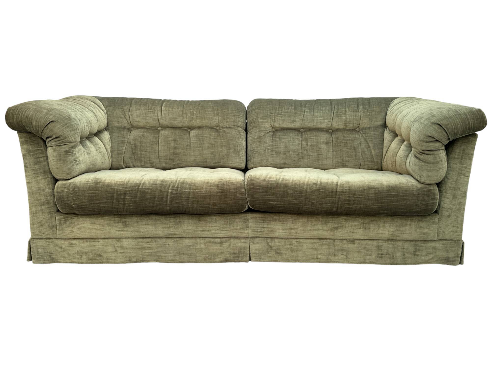 A 3-seater sofa designed by swedish manufacturer dux in the 1960s.