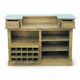 Industrial Bar Counter Solid Pine And Metal Léon 140cm