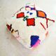 Colorful berber beery poufs azilal 60 x 60 x 20 cm