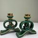 Ceramic candle holders from the 1950s