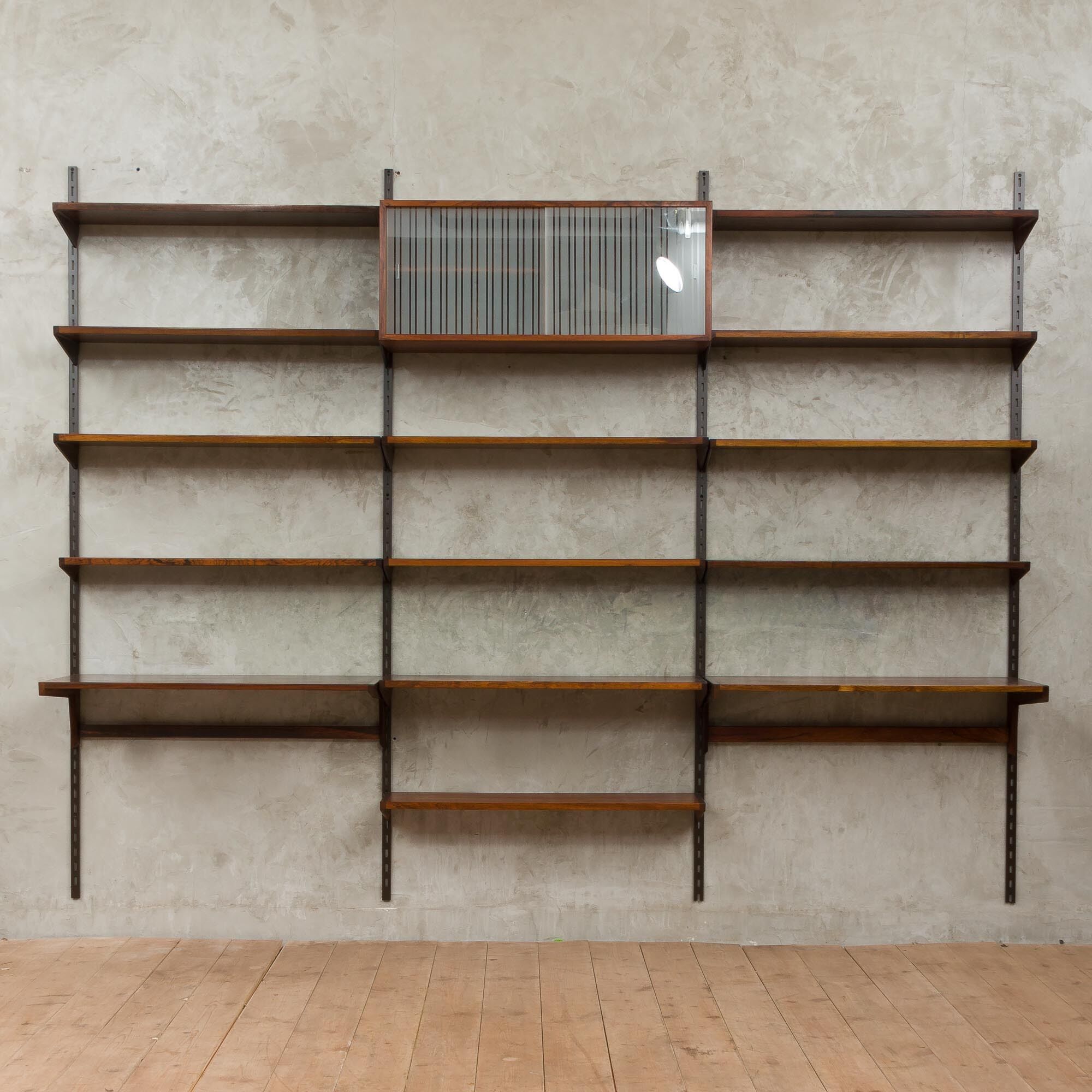 Bibliothèque en bois de rose par Kai Kristiansen pour FM Mobler