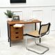 Bureau poignées noires