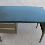Industrial metal desk