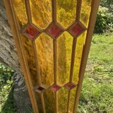 Vitaril, Wood and glass panel, 41X193.5