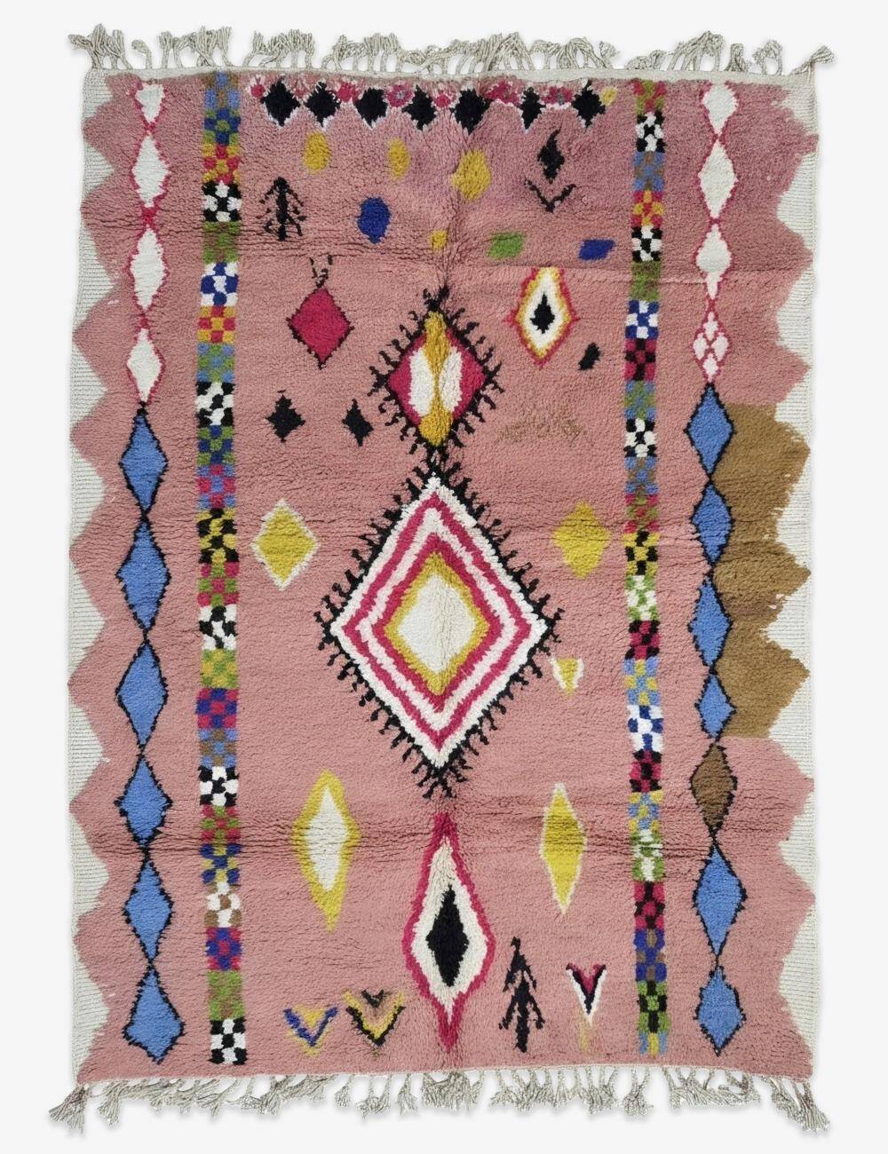 Tapis Berbère Rose - 293 x 210 cm