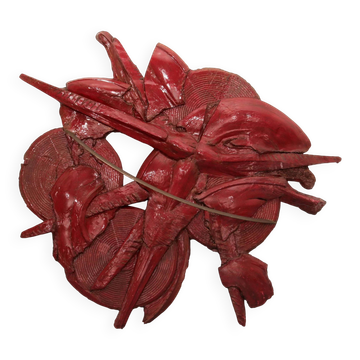 Susanne Wibroe - Fibreglass art work 1980