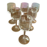 Box of 6 crystal glasses