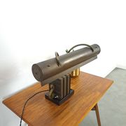 Lampe de bureau en bronze, lampe de banquier