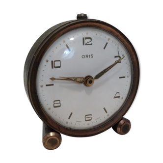 Réveil en laiton Oris (fait en Suisse)