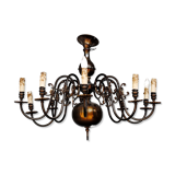 Chandelier style Dutch copper 10 lights