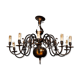 Chandelier style Dutch copper 10 lights