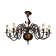 Chandelier style Dutch copper 10 lights