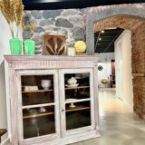 Patinated revamped display case