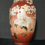 Vase - enamelled faïence with hand-painted gilding