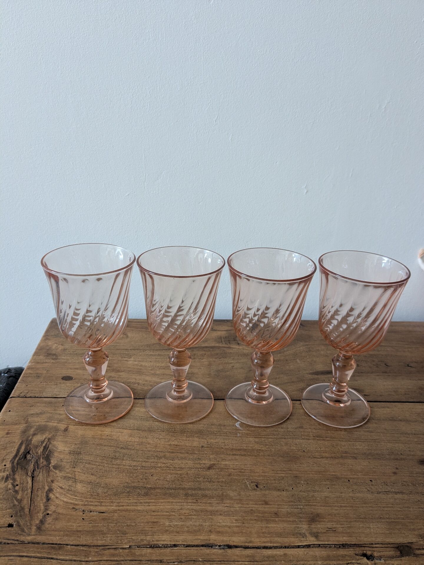 Rosaline footed glasses