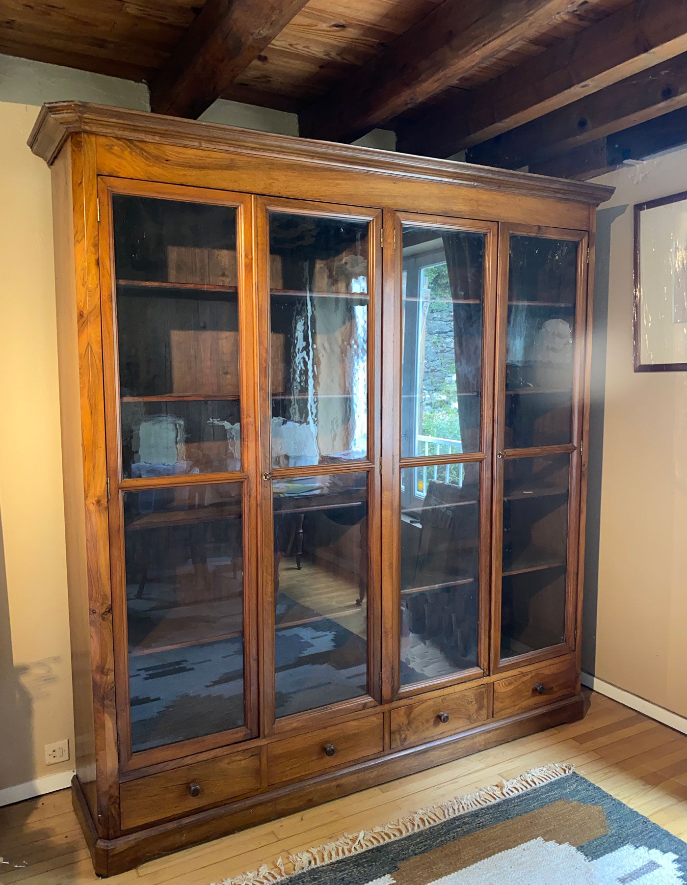 Louis Philippe style walnut furniture