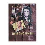 Original poster 1945 star snas light Edith Piaf Cinart Marcel Blistene Reggiani