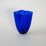 Cobalt vase, Danish design, 1980s, manufacturer: Royal Copenhagen