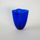 Vase danois en verre bleu cobalt par Royal Copenhagen, années 1980