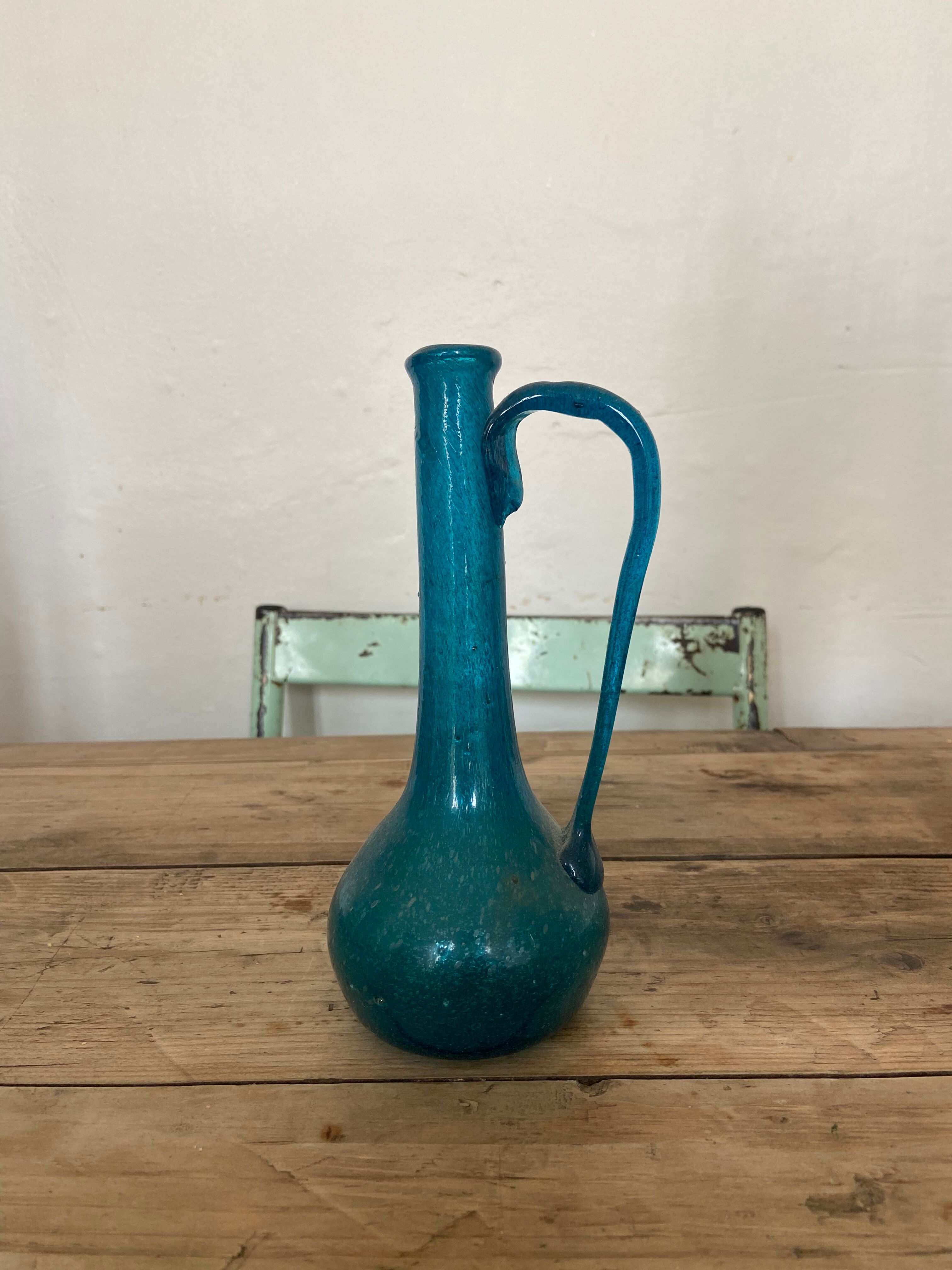 Vintage bubble glass vial