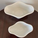 Set of 2 small cream jars