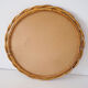 Vintage rattan sun mirror
