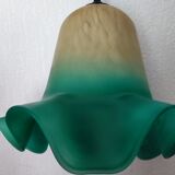 Blown glass chandelier