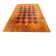 Large vintage shaggy carpet DESSO Menuette 200x300 cm orange & brown 1970