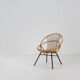 Children's chair in rattan