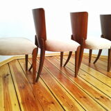 Set of four chairs H-214 proj.J.Halabala, the 50s Czechoslovakia