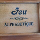 Alphabet ancien en bois