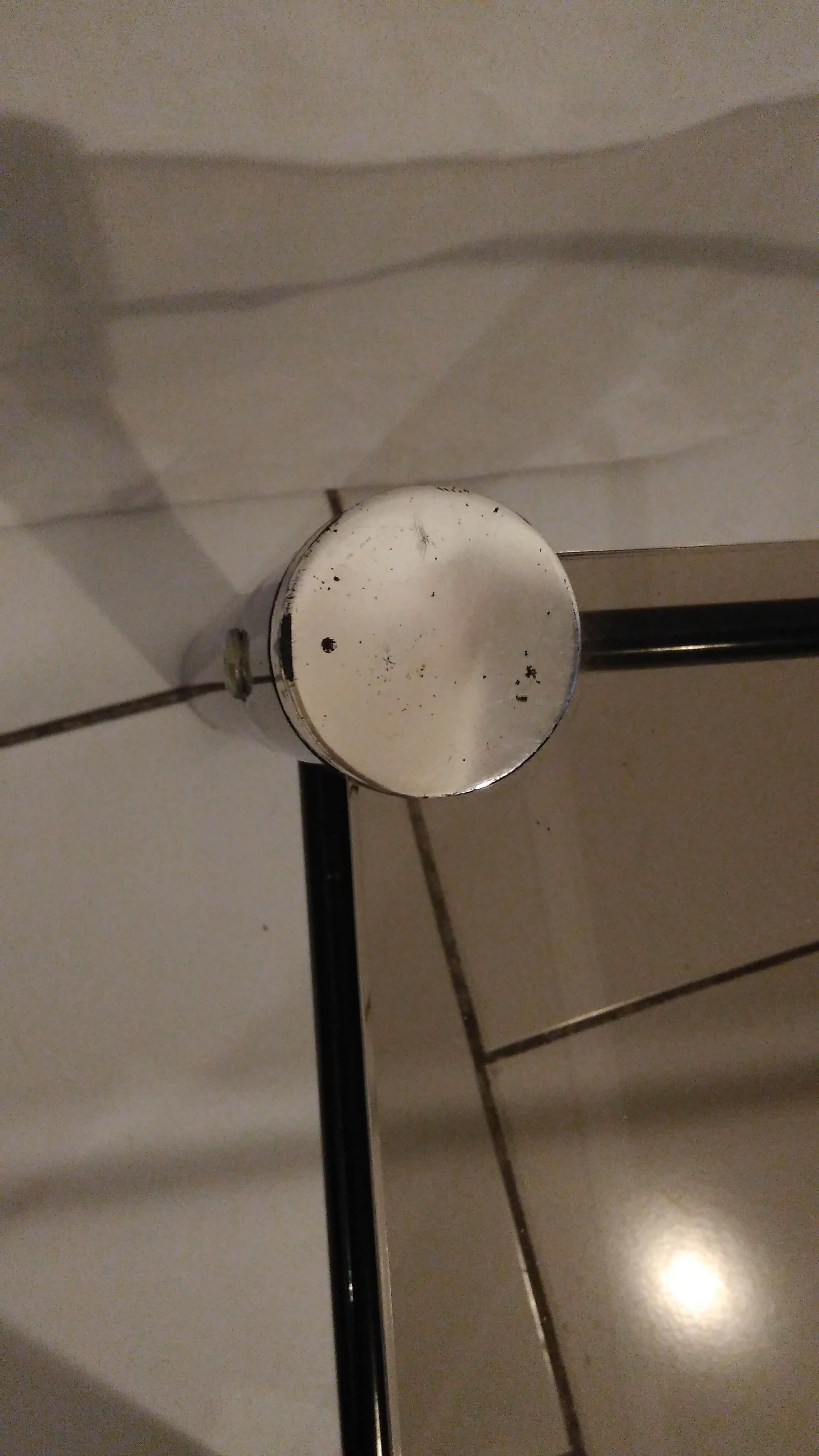 Table low 70's smoked glass