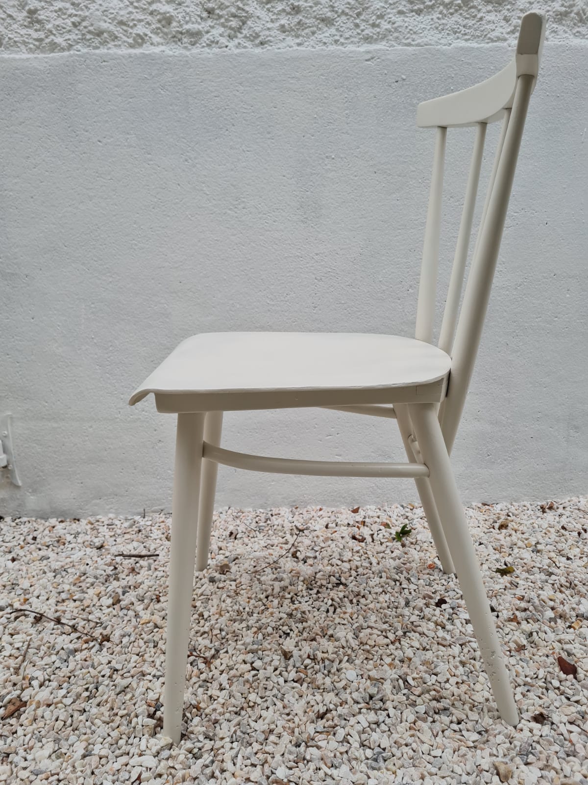 White bistro chair