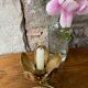 Vintage flower ashtray candle holder