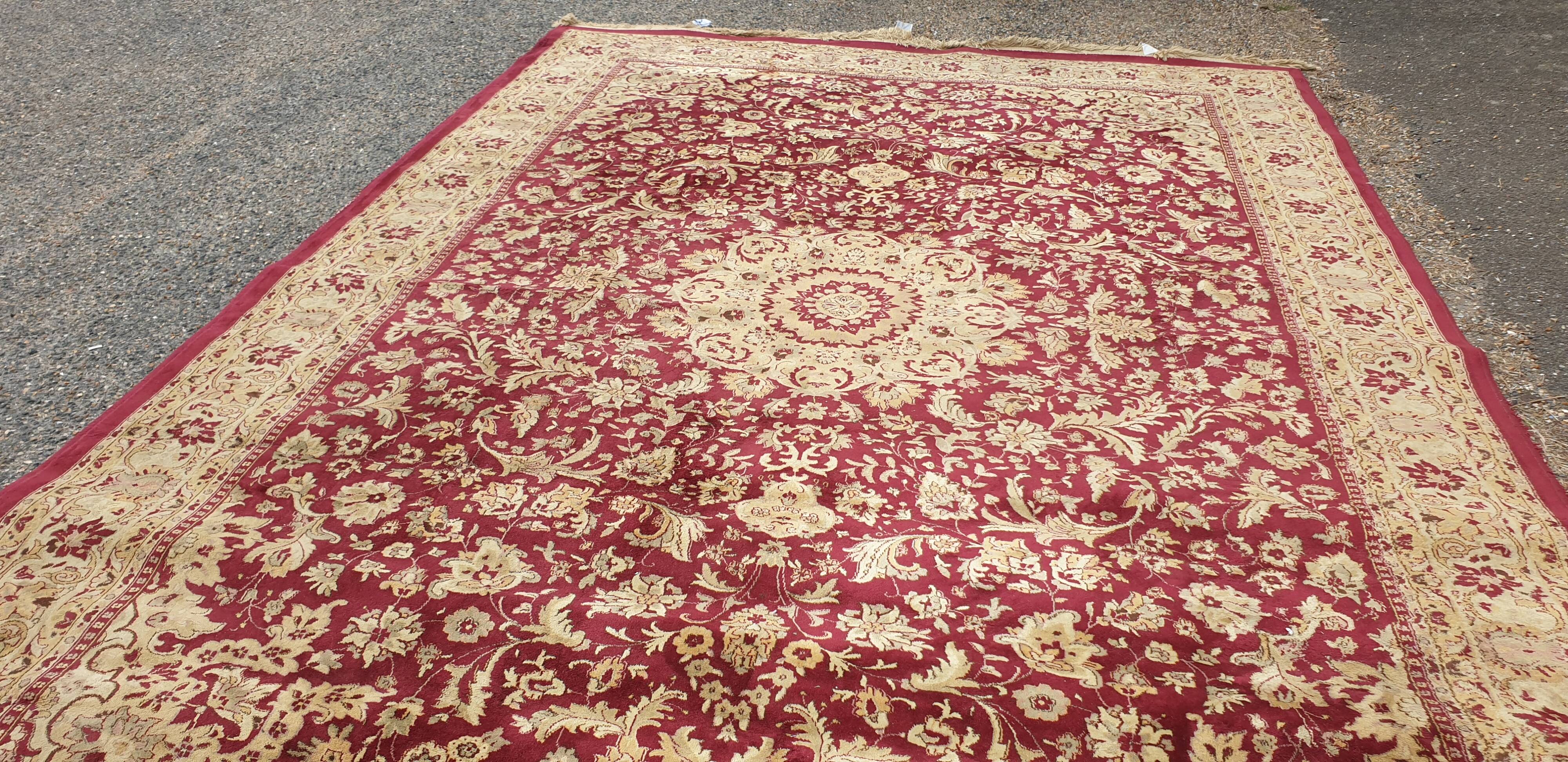 Oriental silk wool rug