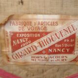 Vintage wicker storage trunk