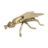 Vintage brass fly ashtray