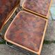 Set of 4 mid century modern upholstered cesca chair Italy 1970